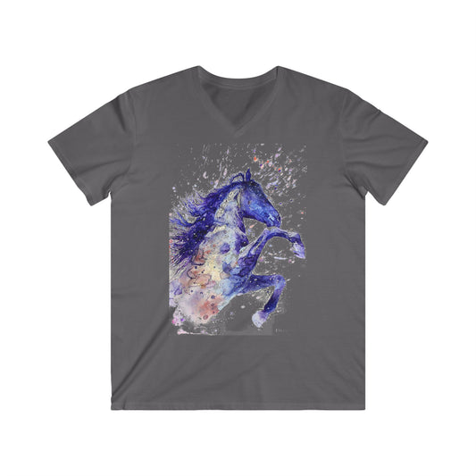 Custom Fitted V-Neck Short Sleeve Tee