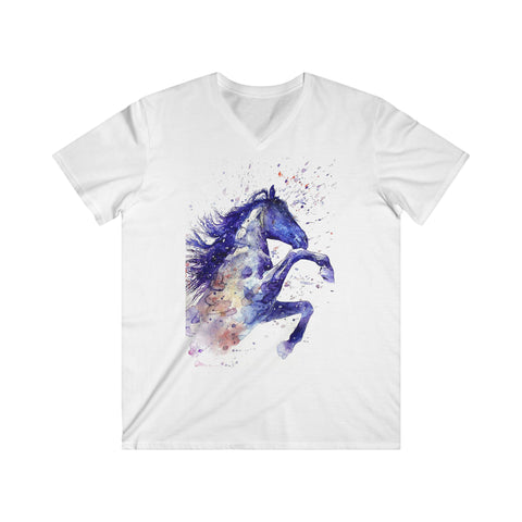 Custom Fitted V-Neck Short Sleeve Tee