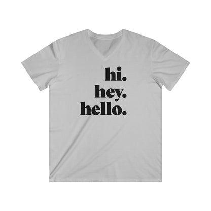 Custom Fitted V-Neck Short Sleeve Tee