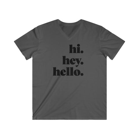 Custom Fitted V-Neck Short Sleeve Tee