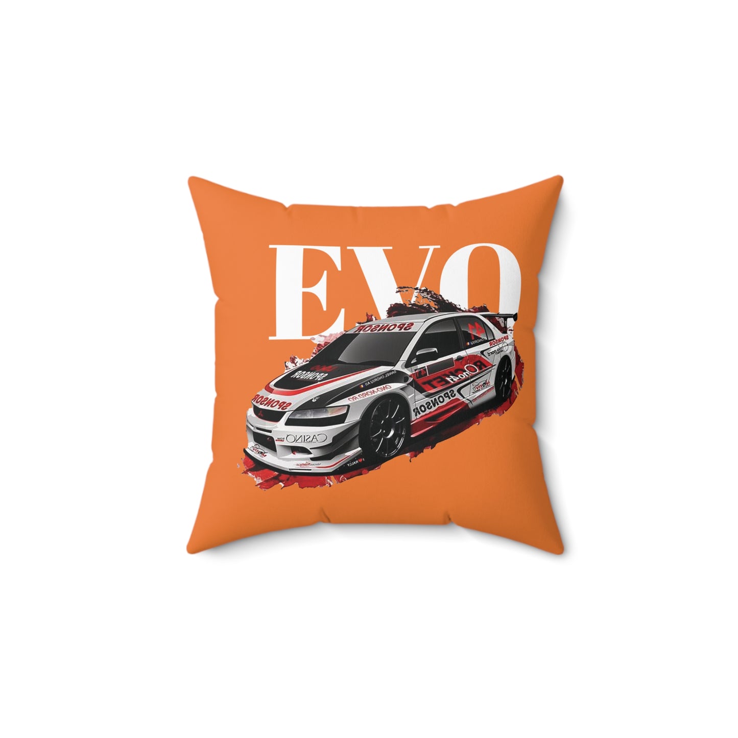 Mitsubishi Lancer EVO Custom Spun Pillow
