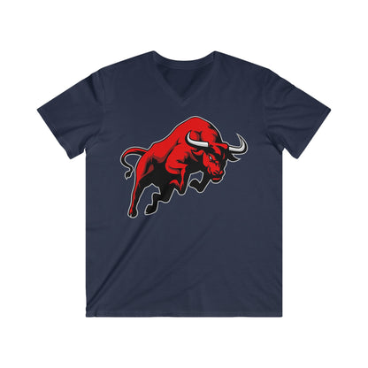 Custom Fitted V-Neck Short Sleeve Tee