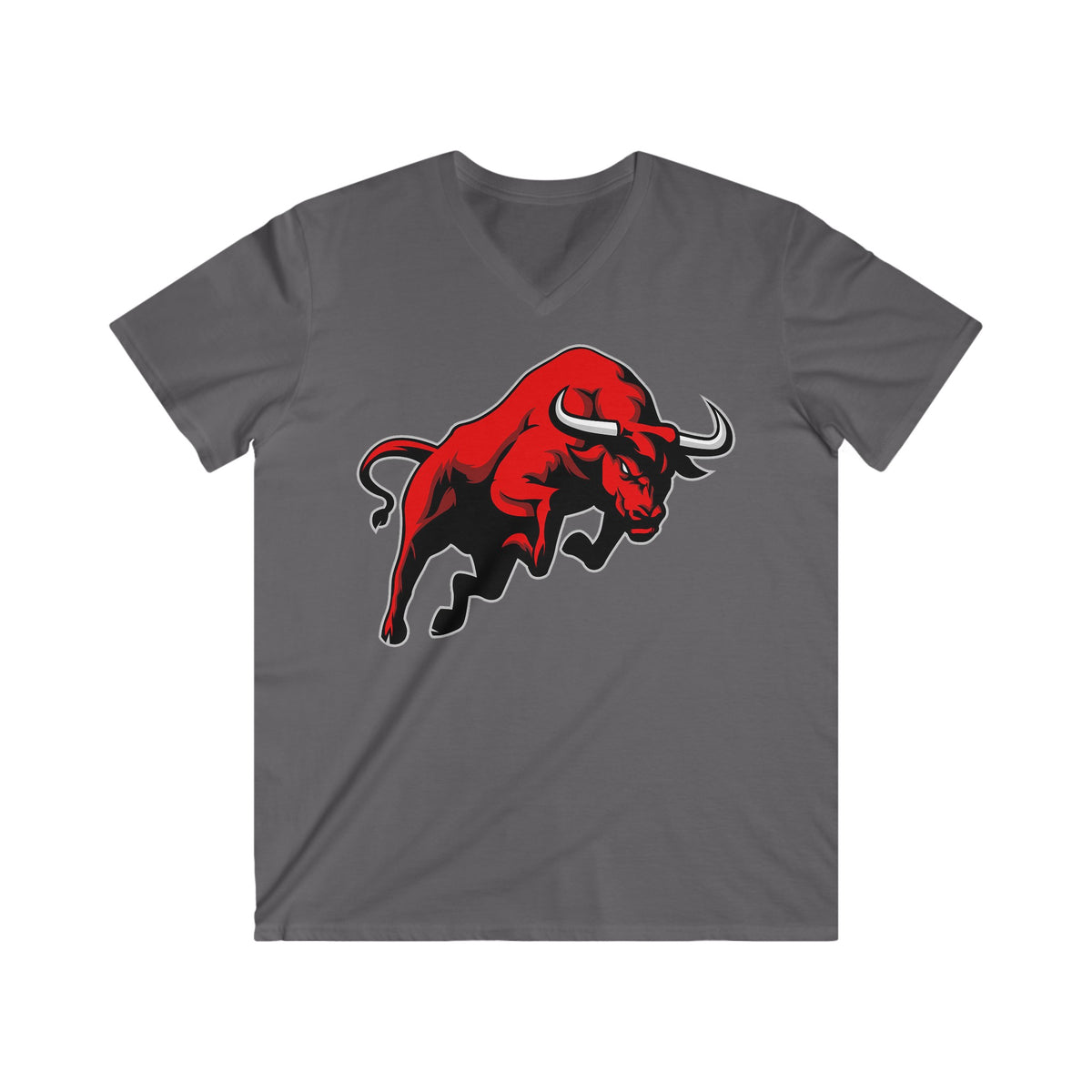 Custom Fitted V-Neck Short Sleeve Tee