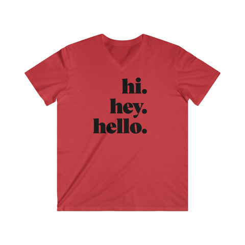 Custom Fitted V-Neck Short Sleeve Tee