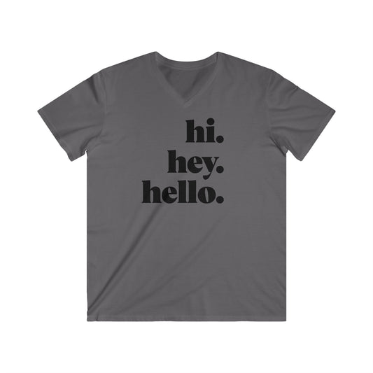 Custom Fitted V-Neck Short Sleeve Tee