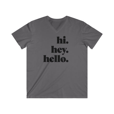 Custom Fitted V-Neck Short Sleeve Tee