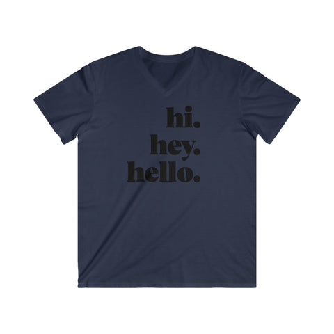 Custom Fitted V-Neck Short Sleeve Tee