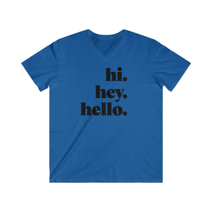 Custom Fitted V-Neck Short Sleeve Tee