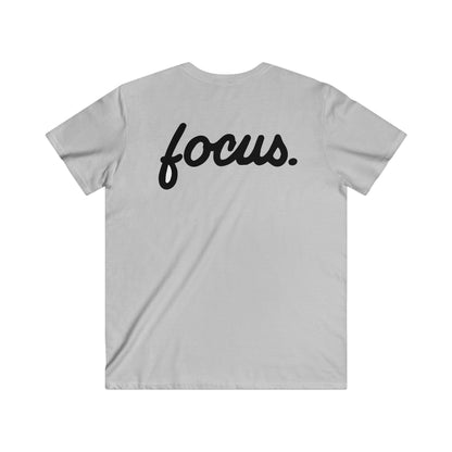 Custom Fitted V-Neck Short Sleeve Tee