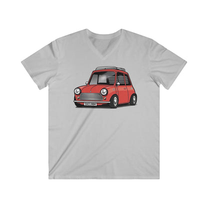 Mini Fitted V-Neck Short Sleeve Tee