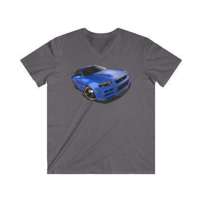 Nissan  Fitted V-Neck Short Sleeve Tee