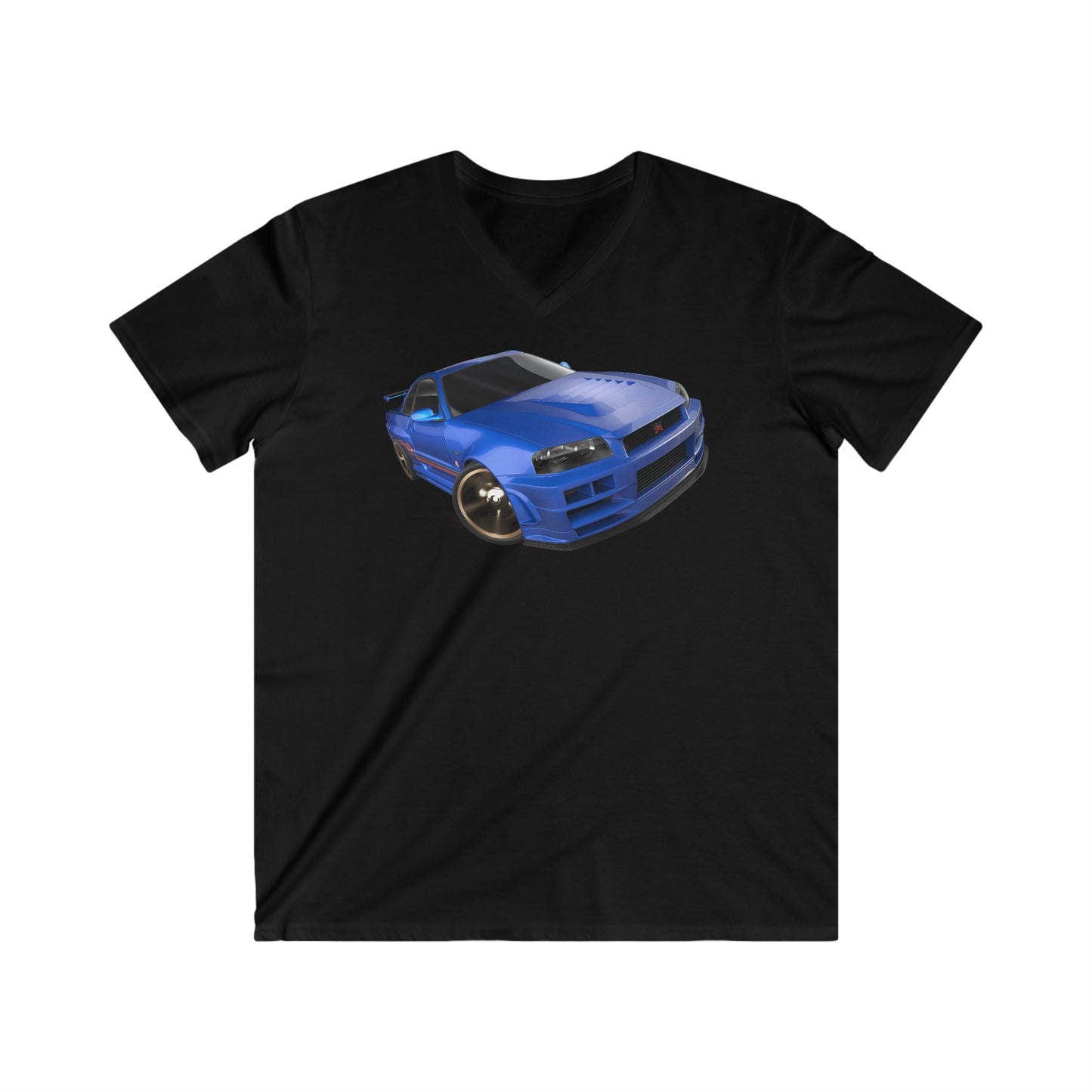 Nissan  Fitted V-Neck Short Sleeve Tee