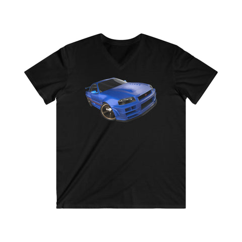 Nissan  Fitted V-Neck Short Sleeve Tee