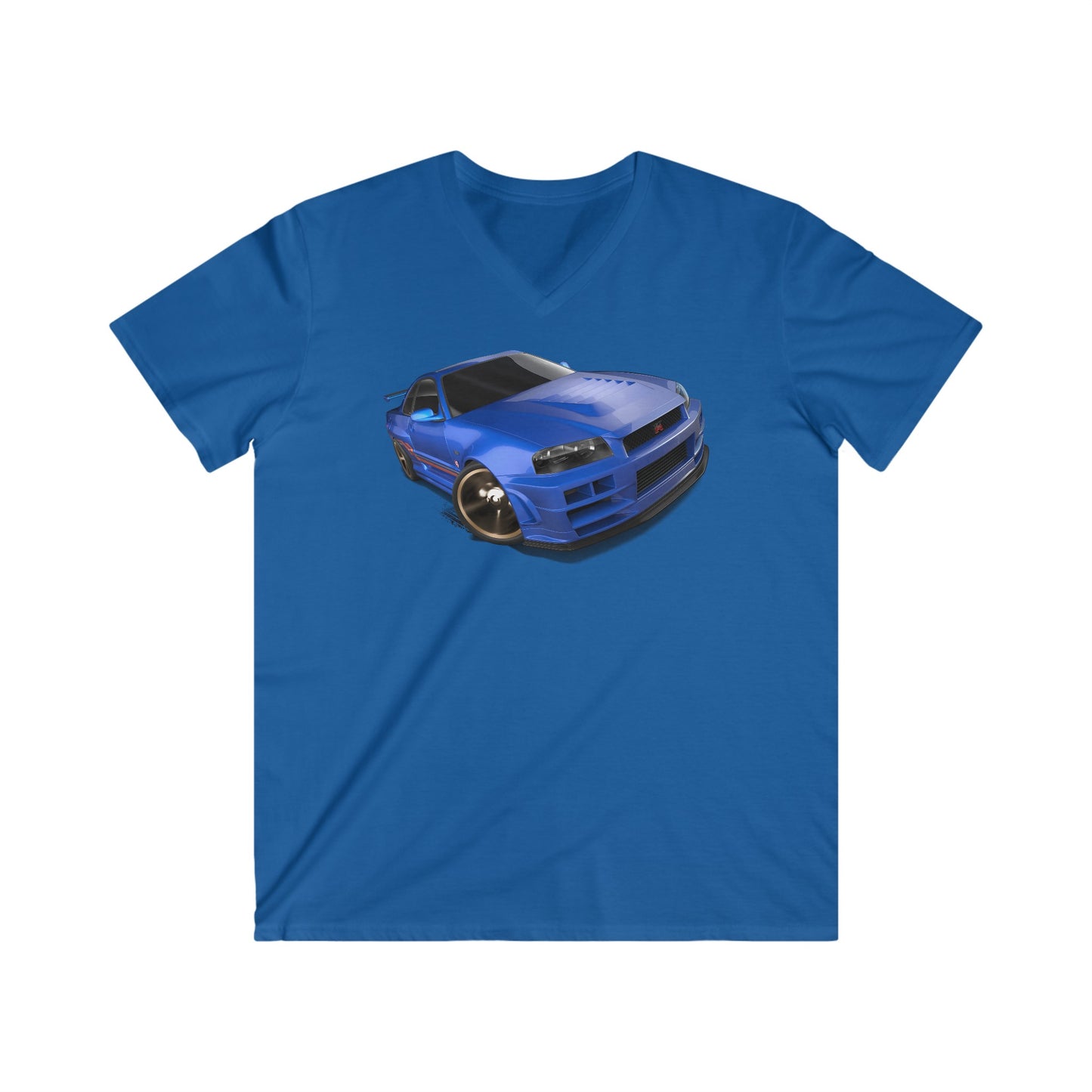 Nissan  Fitted V-Neck Short Sleeve Tee