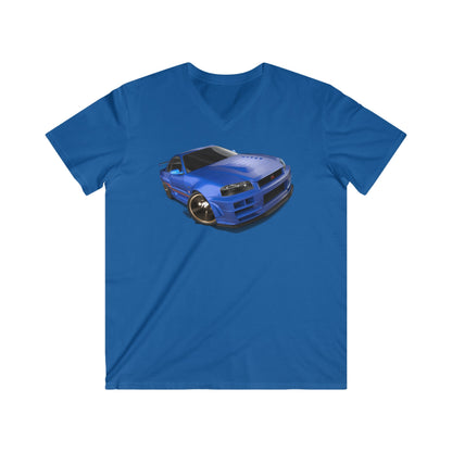 Nissan  Fitted V-Neck Short Sleeve Tee