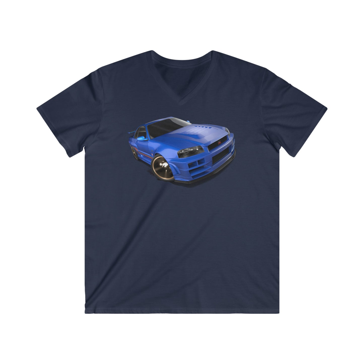 Nissan  Fitted V-Neck Short Sleeve Tee