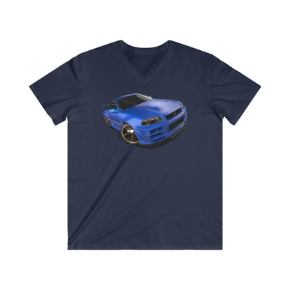 Nissan  Fitted V-Neck Short Sleeve Tee
