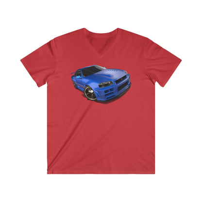 Nissan  Fitted V-Neck Short Sleeve Tee