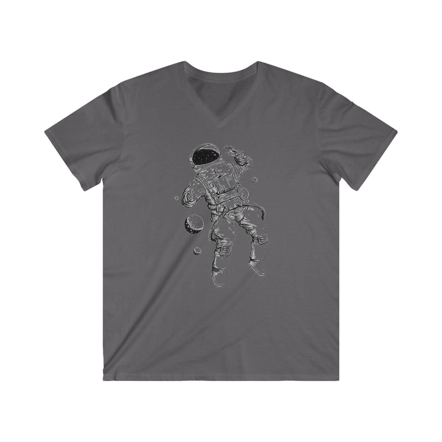 Custom Fitted V-Neck Short Sleeve Tee