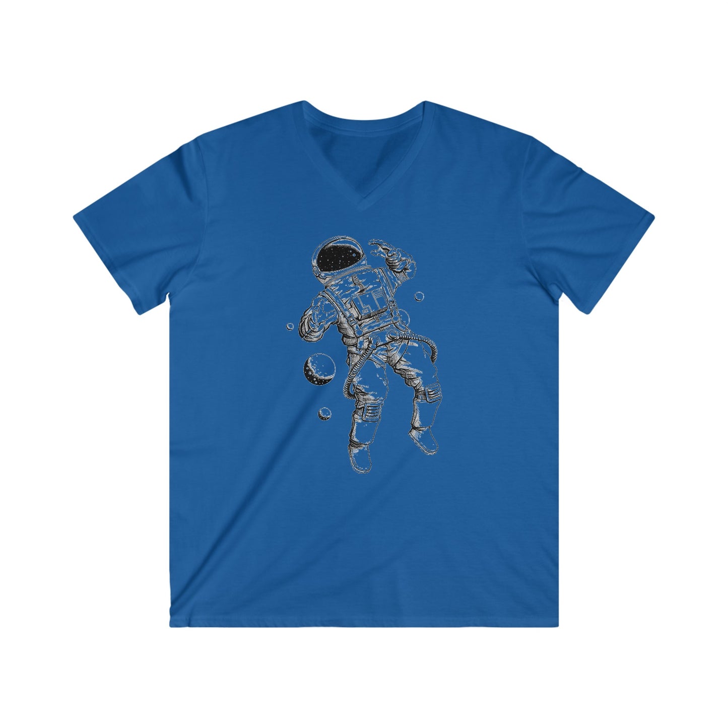 Custom Fitted V-Neck Short Sleeve Tee