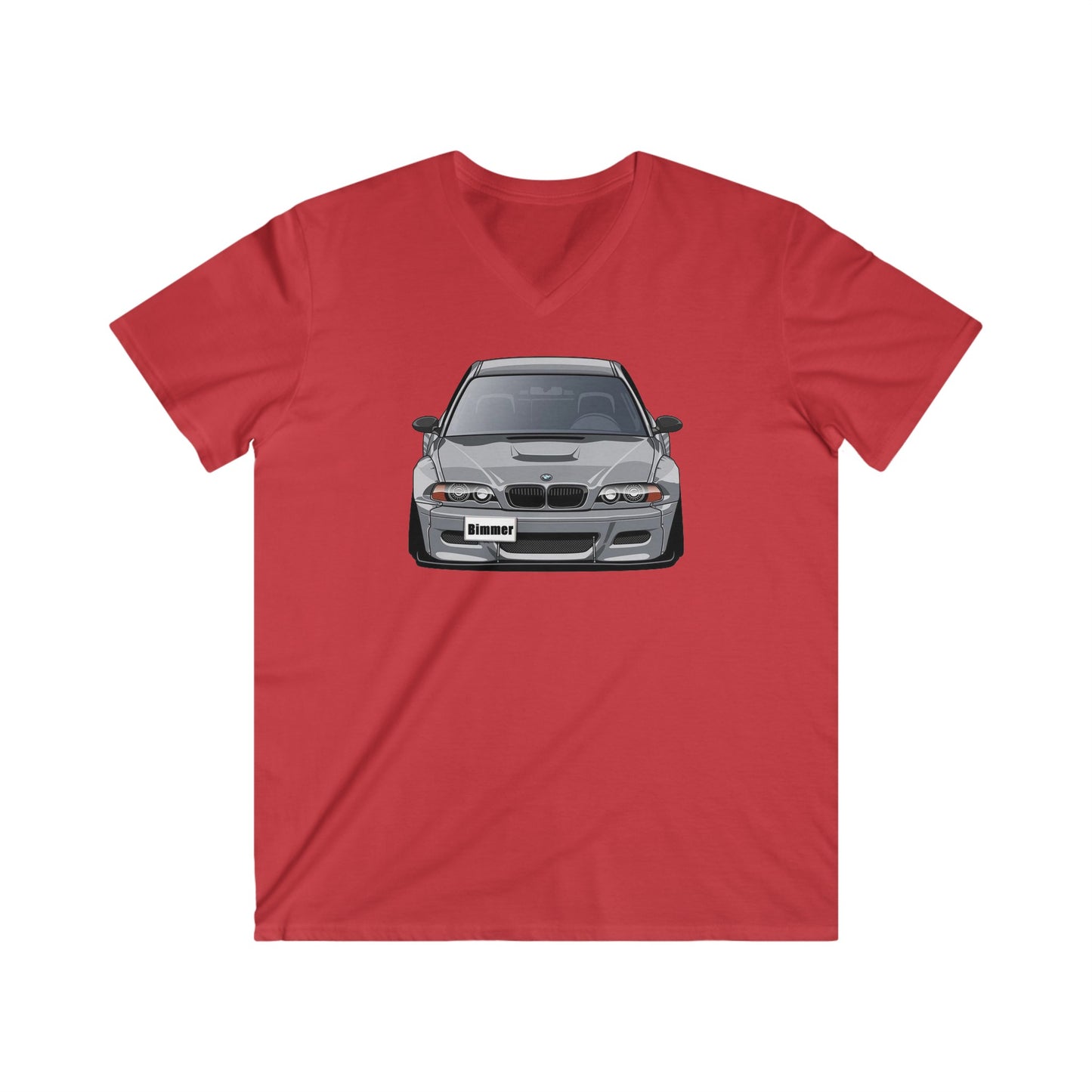 BMW Fitted V-Neck Short Sleeve Tee