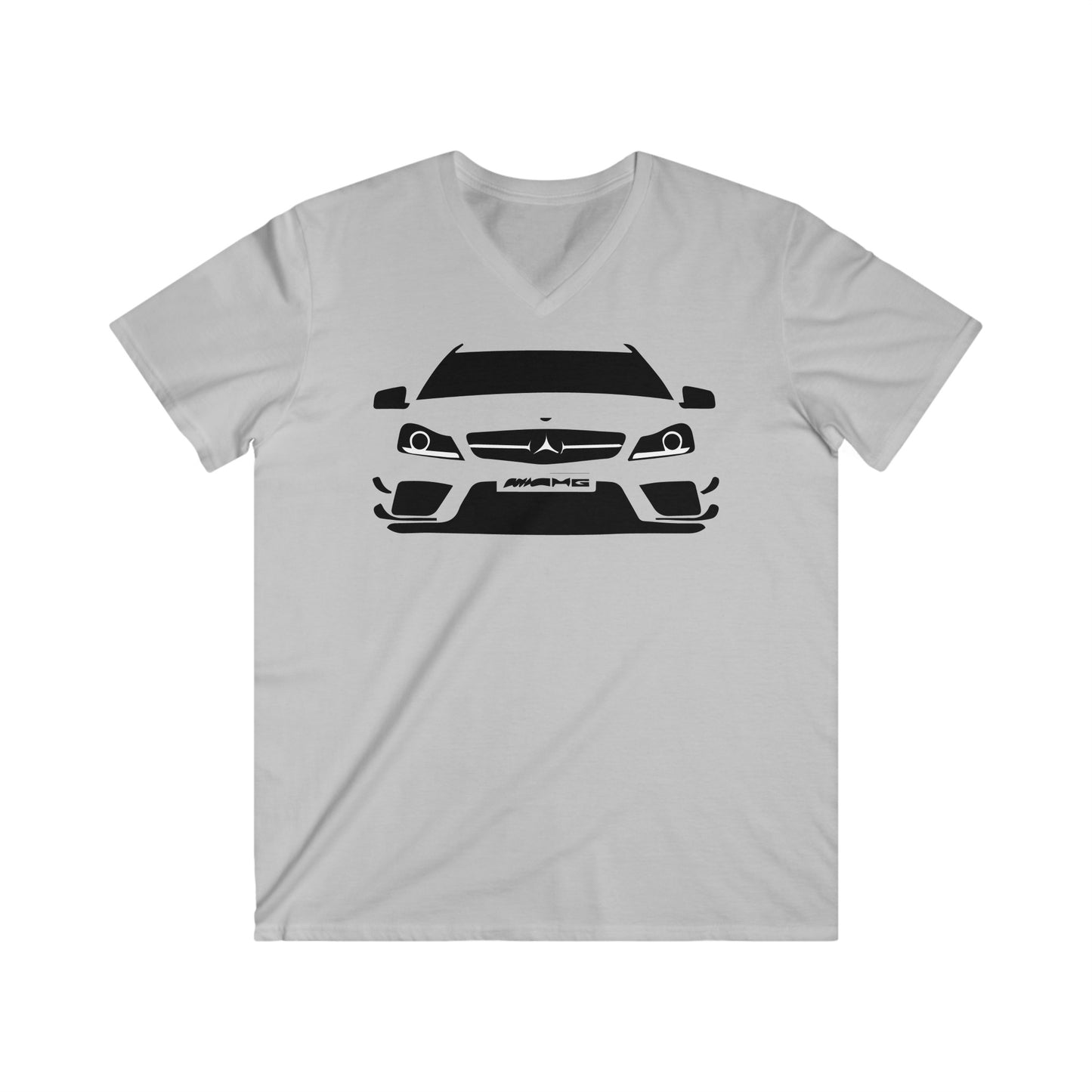 Mercedes Fitted V-Neck Short Sleeve Tee