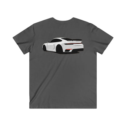 Porsche Fitted V-Neck Short Sleeve Tee