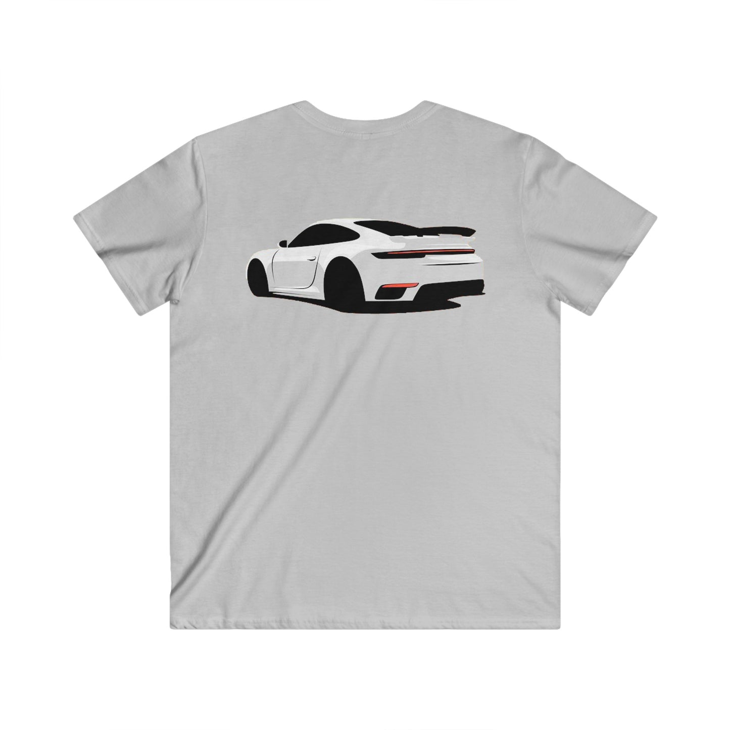 Porsche Fitted V-Neck Short Sleeve Tee