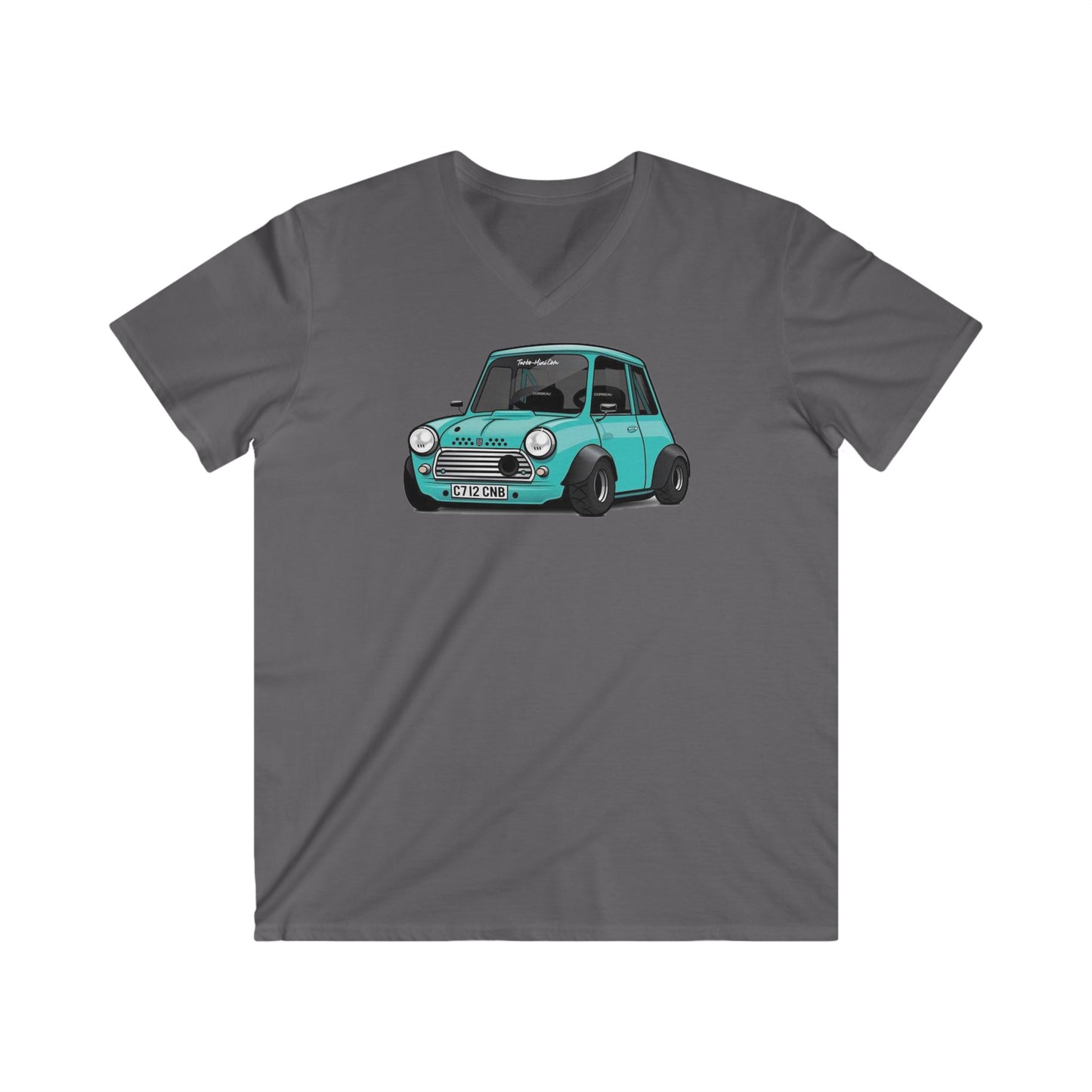 Mini Fitted V-Neck Short Sleeve Tee