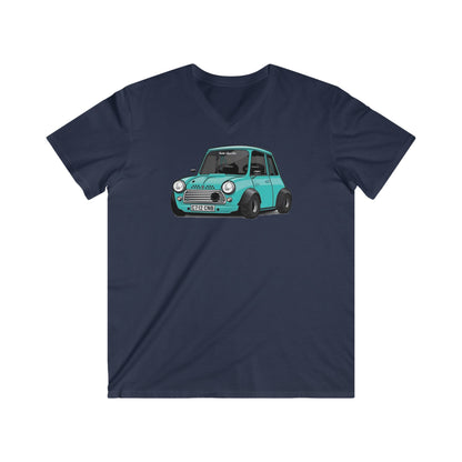 Mini Fitted V-Neck Short Sleeve Tee