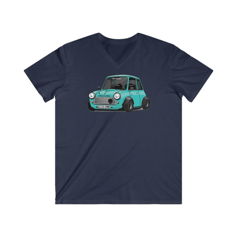 Mini Fitted V-Neck Short Sleeve Tee