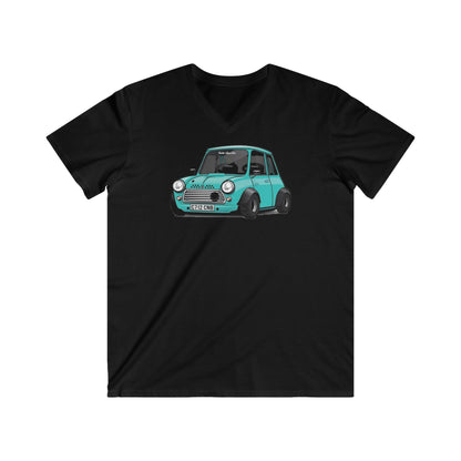 Mini Fitted V-Neck Short Sleeve Tee