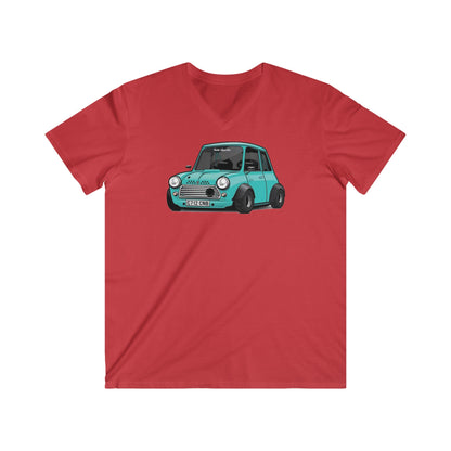 Mini Fitted V-Neck Short Sleeve Tee
