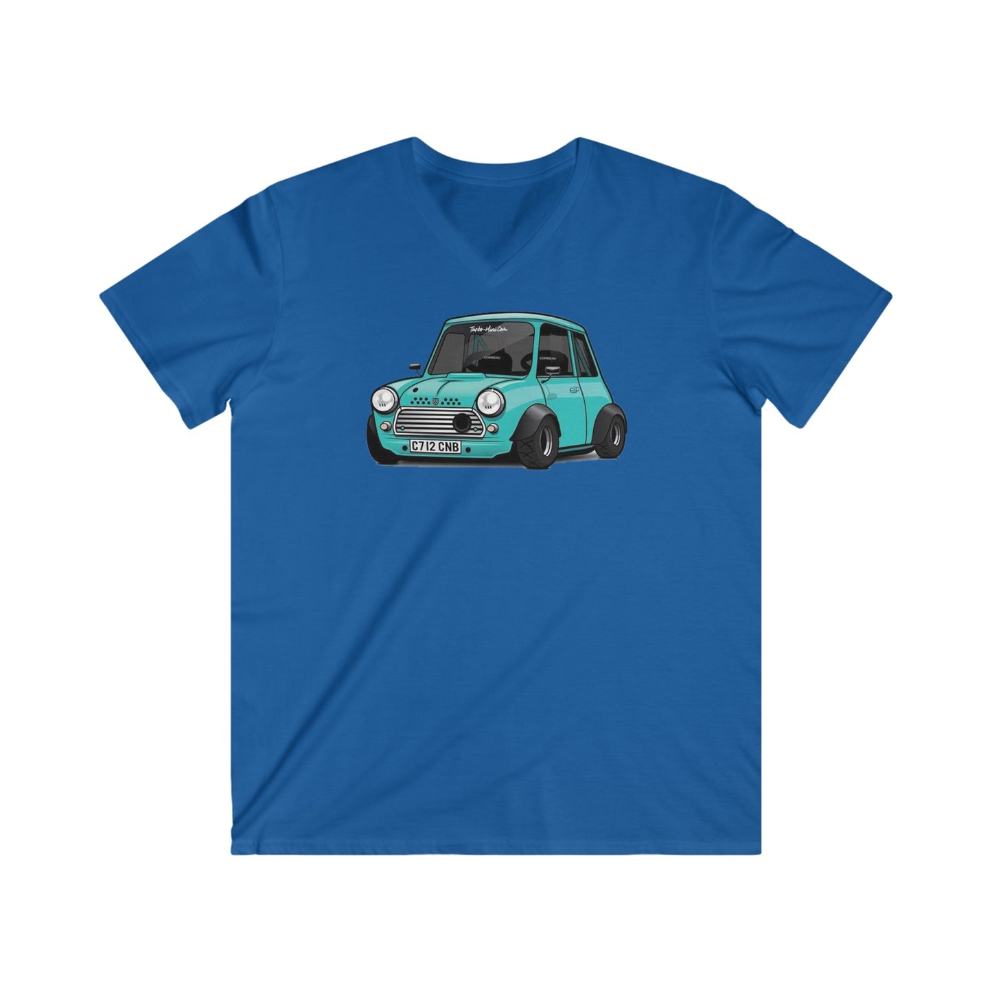 Mini Fitted V-Neck Short Sleeve Tee