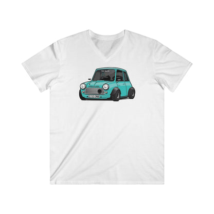 Mini Fitted V-Neck Short Sleeve Tee
