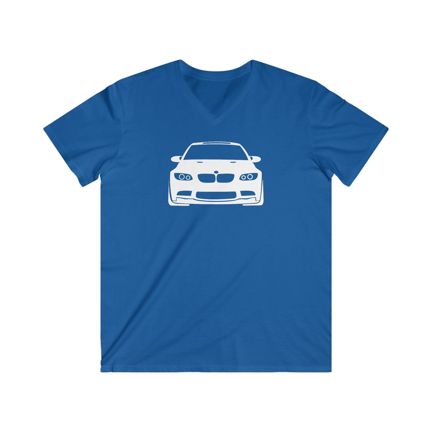 Fitted V-Neck Short Sleeve Tee