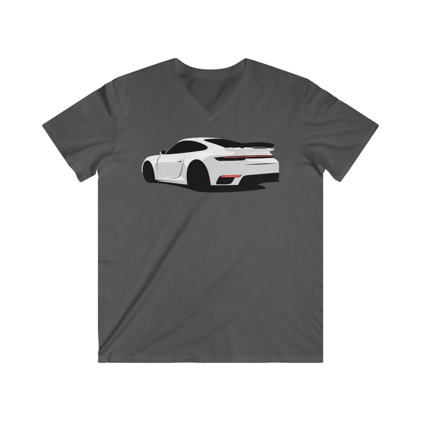 Porsche Fitted V-Neck Short Sleeve Tee
