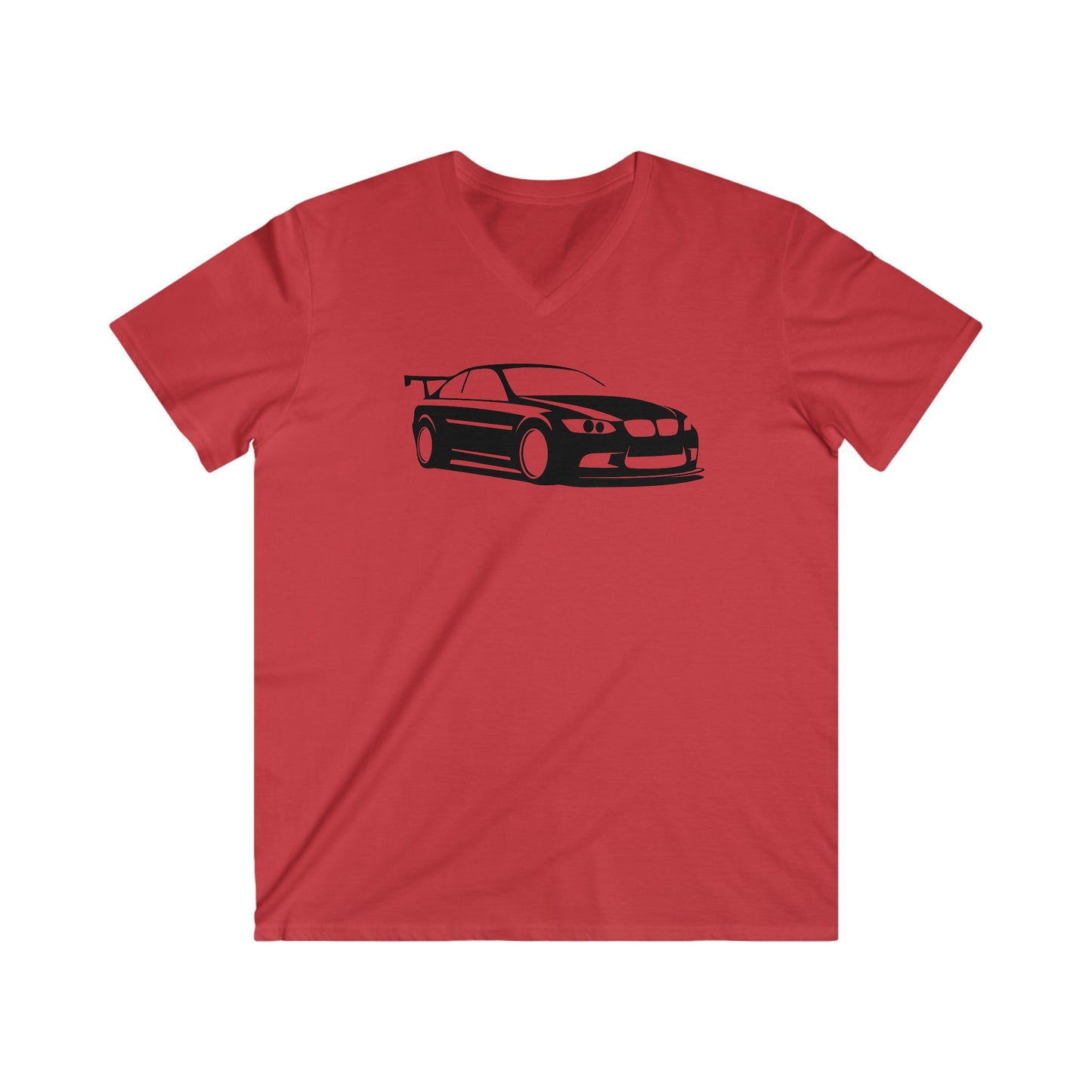 Men's Fitted V-Neck Short Sleeve Tee