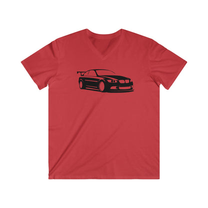 Men's Fitted V-Neck Short Sleeve Tee