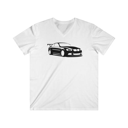 Men's Fitted V-Neck Short Sleeve Tee