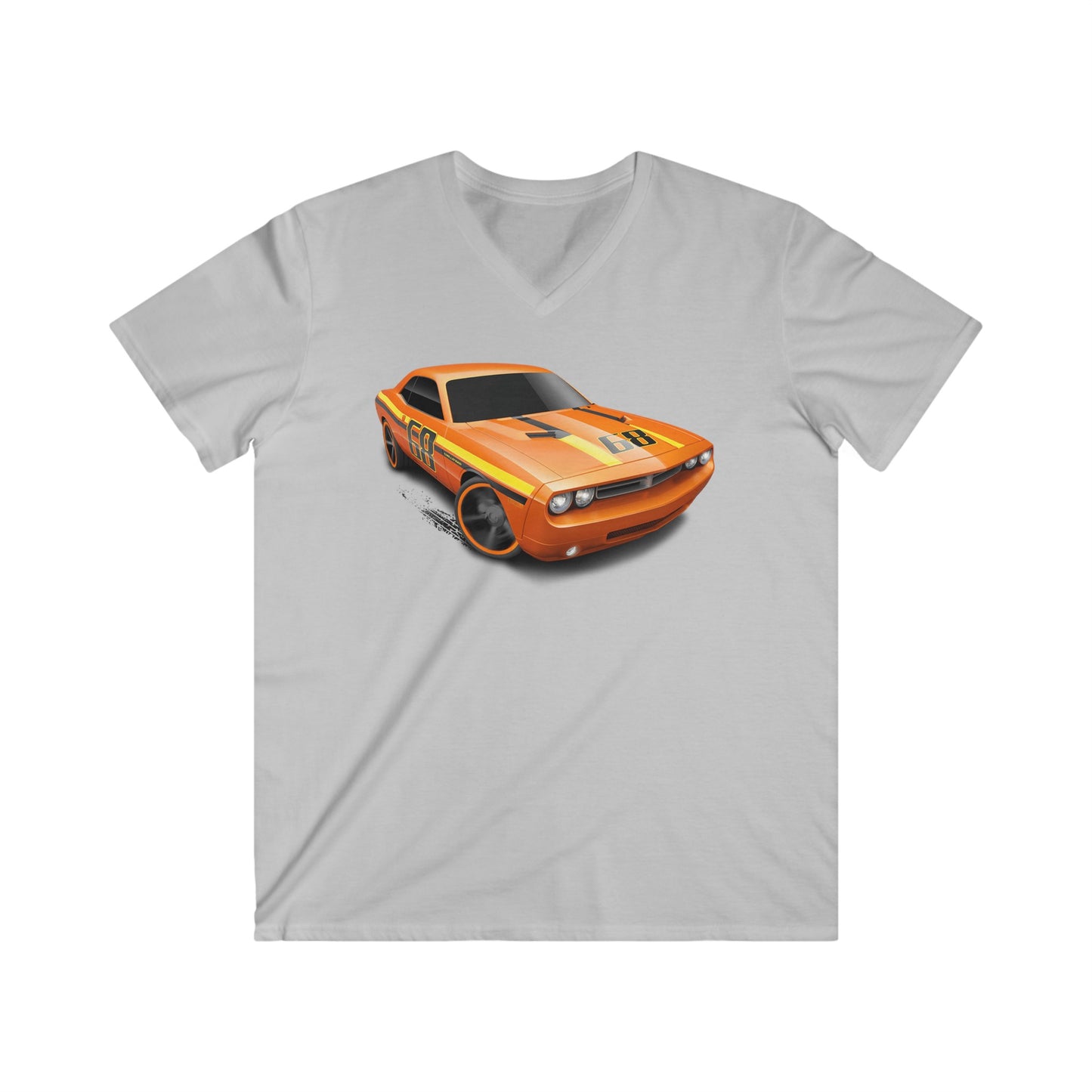 Dodge  Fitted V-Neck Short Sleeve Tee