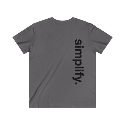 Custom Fitted V-Neck Short Sleeve Tee
