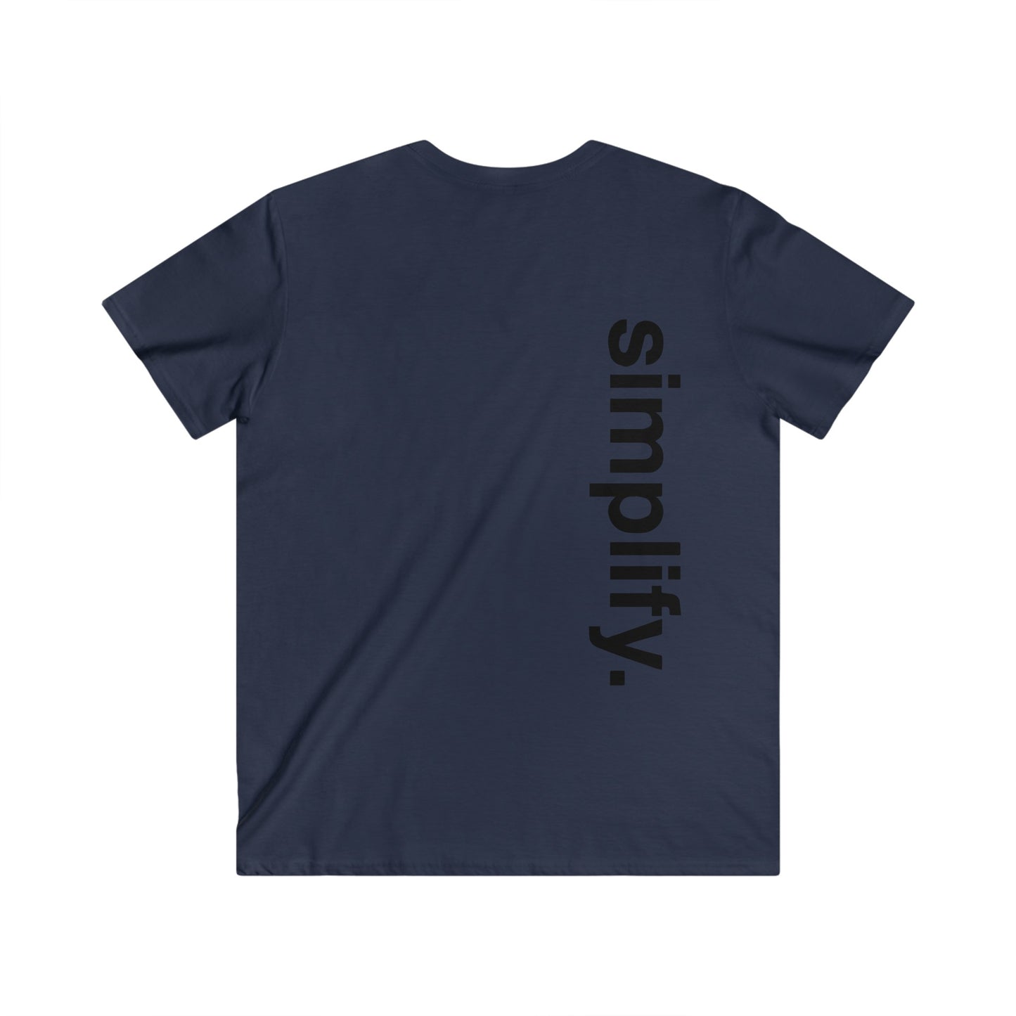 Custom Fitted V-Neck Short Sleeve Tee