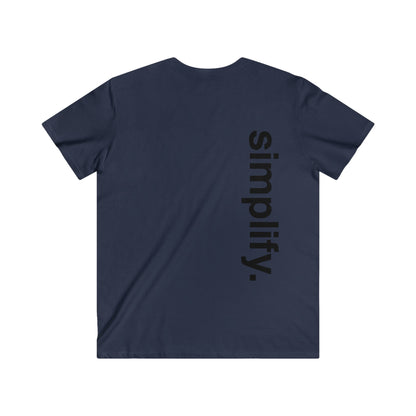 Custom Fitted V-Neck Short Sleeve Tee