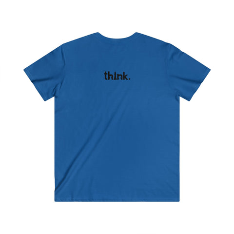 Think Fitted V-Neck Short Sleeve Tee