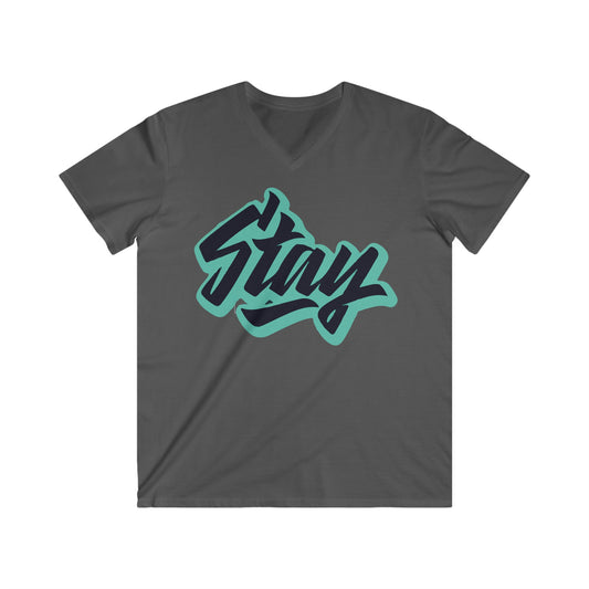 Custom Fitted V-Neck Short Sleeve Tee