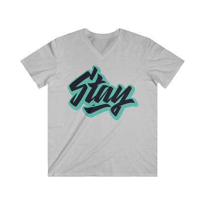 Custom Fitted V-Neck Short Sleeve Tee