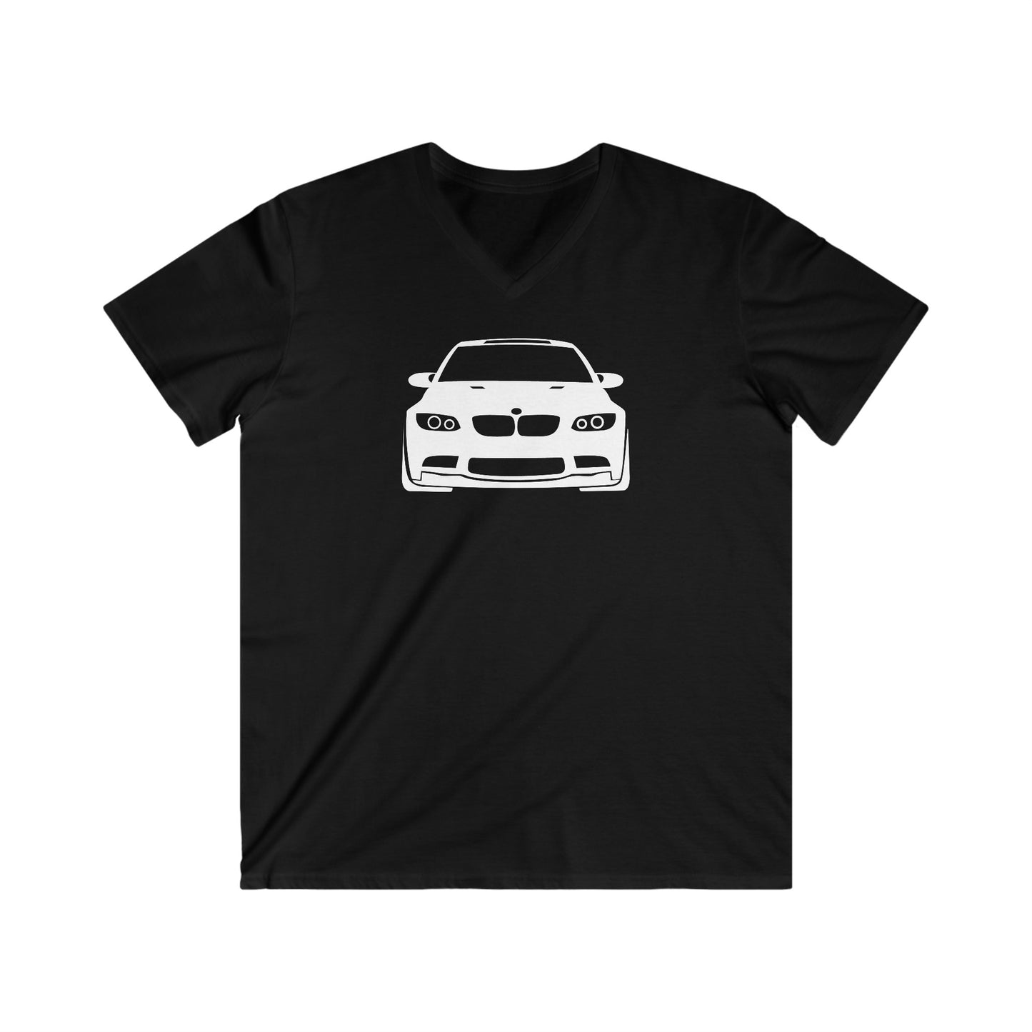 Fitted V-Neck Short Sleeve Tee