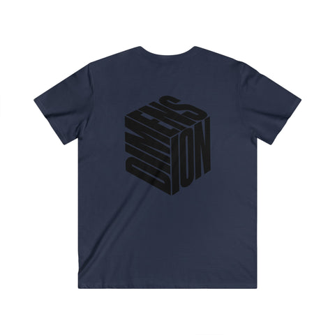 Custom Fitted V-Neck Short Sleeve Tee