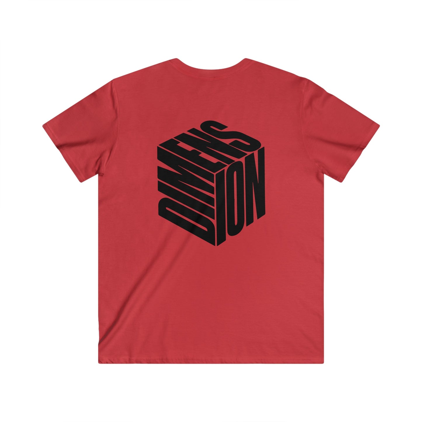 Custom Fitted V-Neck Short Sleeve Tee